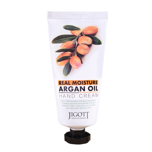 Jigott Крем для рук с аргановым маслом Real Moisture Argan OIL Hand Cream, 100мл