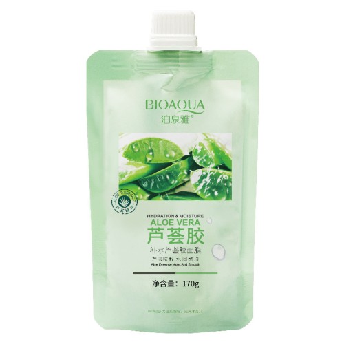 BioAqua Увлажняющая гелевая маска с алоэ вера против акне Moisturizing Aloe Vera Gel Mask Anti-acne, 170г