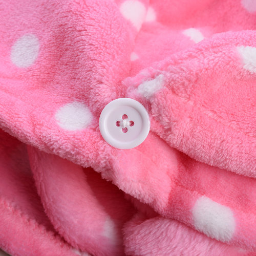 Mingxier Плюшевая двусторонняя шапочка для сушки волос