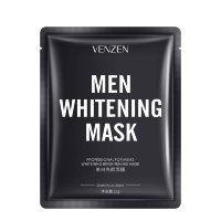 Venzen Отбеливающая тканевая маска для лица Men Whitening Mask, 25г
