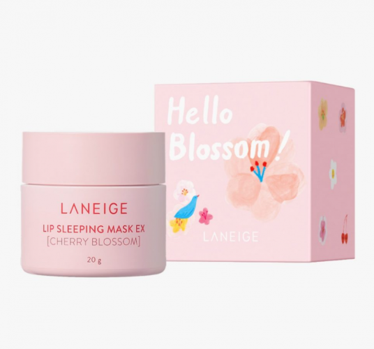 Laneige Ночная увлажняющая маска для губ с экстрактом сакуры Lip Sleeping Mask EX Cherry Blossom, 20г