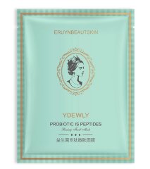 Ydewly Тканевая маска для лица с прoбиотиками и пептидами Ydewly Probiotics Is Peptides, 25мл