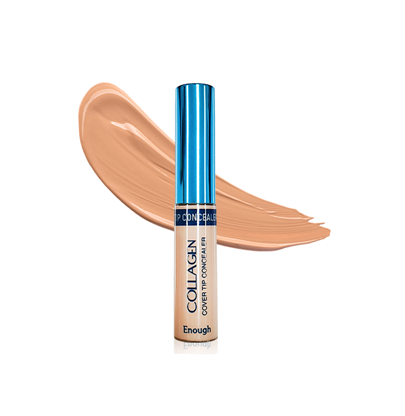 Enough Консилер для маскировки недостатков кожи Collagen Cover Tip Concealer Clear Beige, 9g