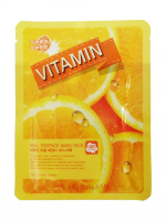 May Island Тканевая маска с витамином С Real Essence Mask Pack Vitamin, 25мл