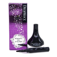 Deoproce Водостойкая подводка для глаз Romantic Gel Eyeliner, 3г