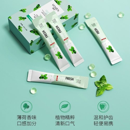 Venzen Ополаскиватель для полости рта со вкусом мяты, 10мл*20шт