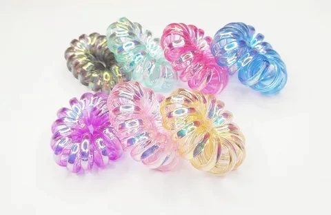 Резинка-пружинка для волос меланж, 1шт