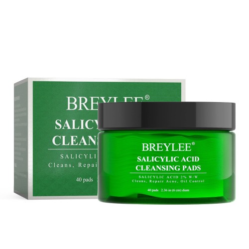 Breylee Ватные диски против акне с салициловой кислотой Salicylic Acid Cleansing Pads, 40шт