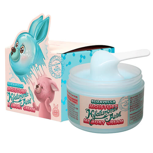 Elizavecca Кислородный крем для лица с гиалуроновой кислотой Moisture Hyaluronic Acid Memory Cream, 100г