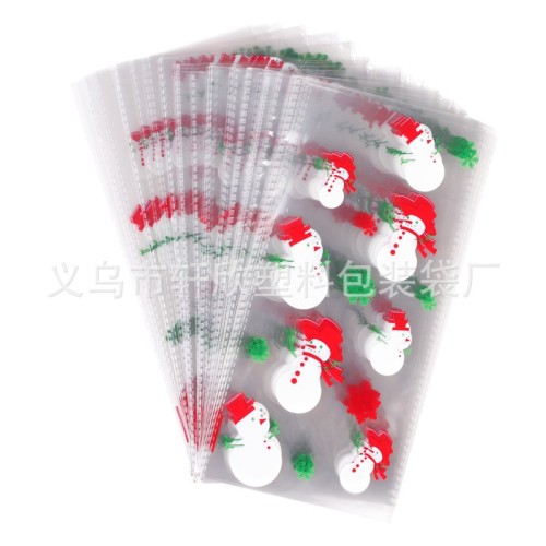 Пакет подарочный "Новый год" 13см*27см, 50шт