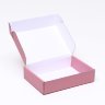 Коробка самосборная розовая 21см*15см*5см, 1шт
