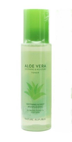 Nature Republic Тонер для лица успокаивающий с экстрактом алоэ вера Aloe Vera Soothing&Moisture Toner, 155мл
