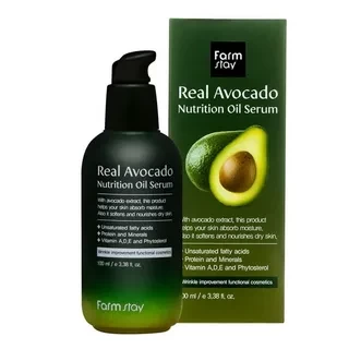 FarmStay Питательная сыворотка с маслом авокадо Real Avocado Nutrition Oil Serum, 100мл
