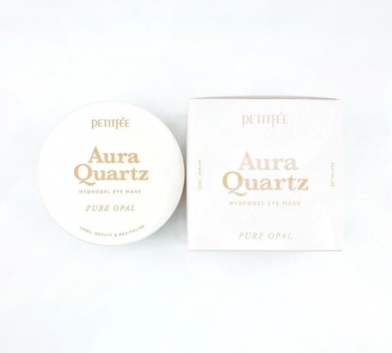 Petitfee Охлаждающие патчи от морщин и отеков Aura Quartz Hydrogel Eye Mask, 40шт