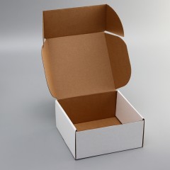 Коробка самосборная белая, 19*19*9см