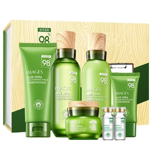 Images Набор из 6 средств для лица с Алоэ Вера 6-set Refresh & Moisture Aloe Vera 98%