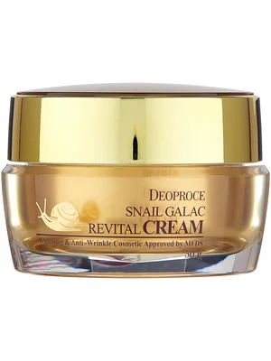 Deoproce Восстанавливающий крем для лица с улиточным муцином Snail Galac-Tox Revital Cream, 30г
