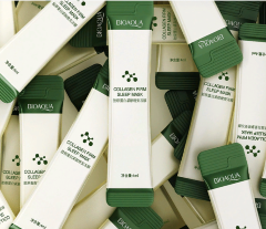 BioAqua Ночная гель-маска для лица с коллагеном и экстрактом центеллы азиатской Collagen Firming Sleeping Mask, 4мл