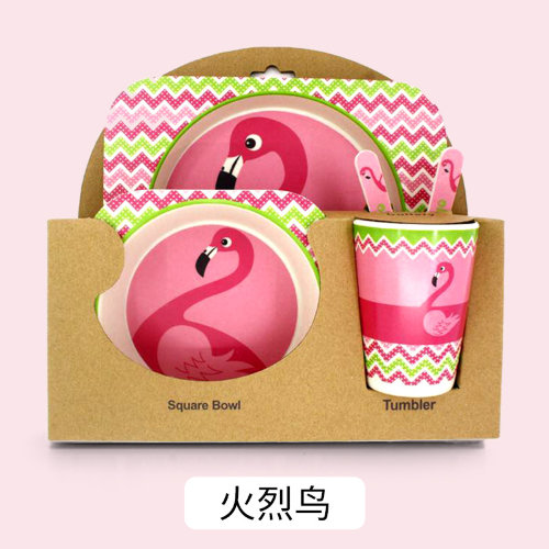 Набор бамбуковой посуды, 4 предмета