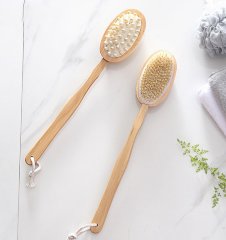 Щетка для сухого массажа 2в1