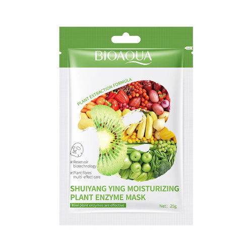 BioAqua Тканевая маска для лица с экстрактом растений Plant Enzyme Mask, 30г