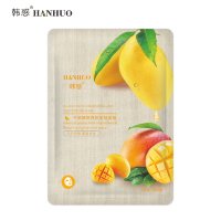 Hanhuo Тканевая маска для лица с экстрактом манго Mango Skin Nourishing And Tightening Mask, 30г 