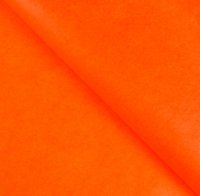 Бумага упаковочная тишью оранжевый 50смх66см, 1шт