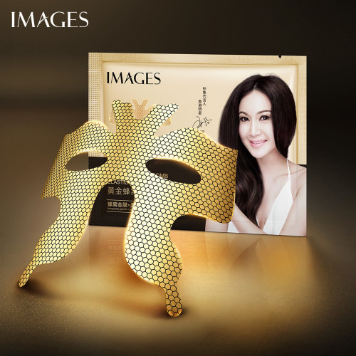 Images Увлажняющая маска для кожи вокруг глаз с золотыми сотами Golden Honeycomb Elastic Butterfly Eye Mask, 15г