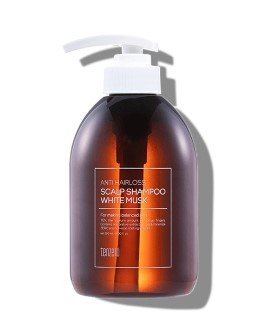 Tenzero Шампунь против выпадения волос с белым мускусом Anti Hairloss Scalp Shampoo White Musk, 500мл