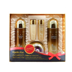 FarmStay Набор для ухода за кожей с экстрактом королевской улитки Escargot Noblesse lntensive Skin Care 3 Set, 150 мл + 30 мл + 150 мл + 30 мл + 50 г 