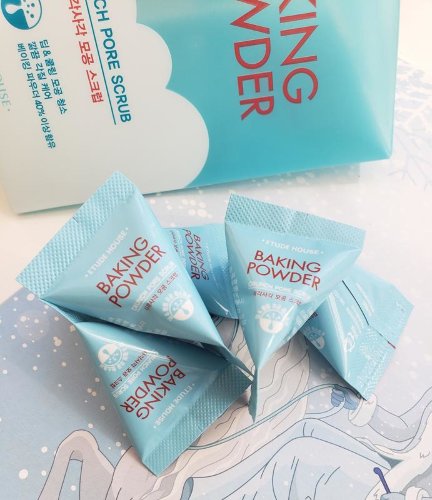 Etude House Содовый скраб для лица Baking Powder Crunch Pore Scrub, 7г*24шт