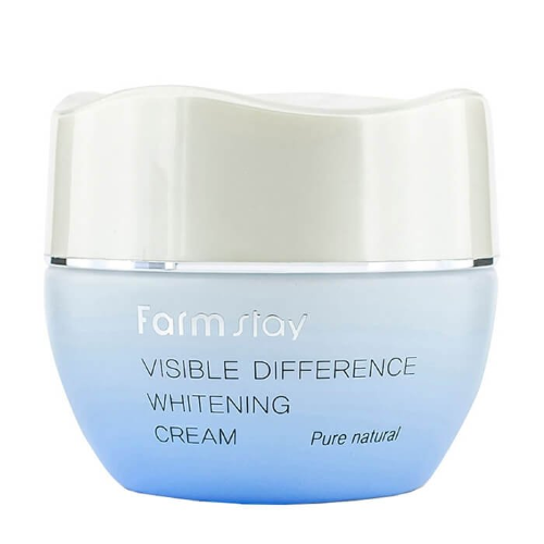 FarmStay Крем для выравнивания тона кожи с экстрактом коллагена Visible Difference Whitening Cream, 50г