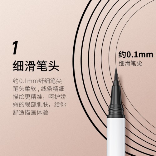 BioAqua Стойкая быстросохнущая подводка для глаз Quick-Drying Eyeliner, Not Easy to Smudge, 0,8г