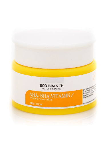 Eco Branch Интенсивный увлажняющий крем с кислотами, витаминами Intensive AHA, BHA, VITAMIN, 100 мл