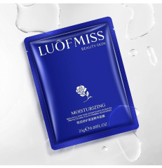 Luofmiss Тканевая маска для лица с гиалуроновой кислотой Hydrating Moisturizing Facial Mask, 25г