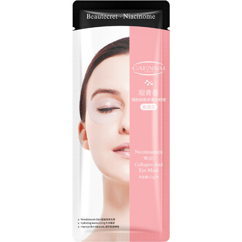 Cahnsai Гидрогелевые патчи для кожи вокруг глаз с никотинамидом и коллагеном Nicotinamide With Collagen And Eye Mask, 12г
