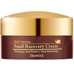 Deoproce Крем для лица с фильтратом улиточного муцина Snail Recovery Cream, 100г