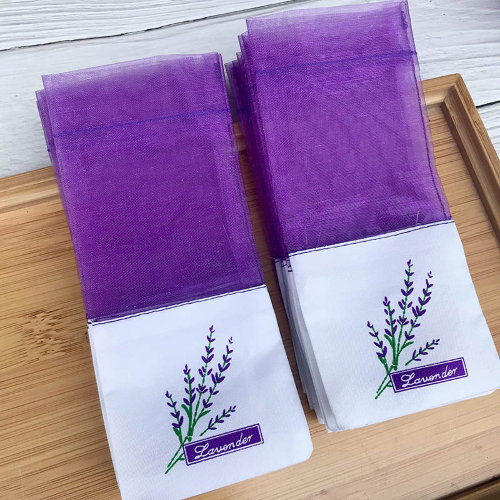 Мешочек из органзы "Лаванда", 7см*16,5см