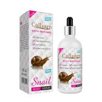 Collagen Cыворотка для лица с муцином улитки и коллагеном Deep Cleansing Snail Face Serum, 30г