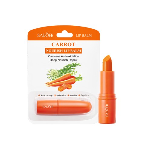 Sadoer Морковный питательный бальзам для губ Carrot Lip Balm, 3,5г