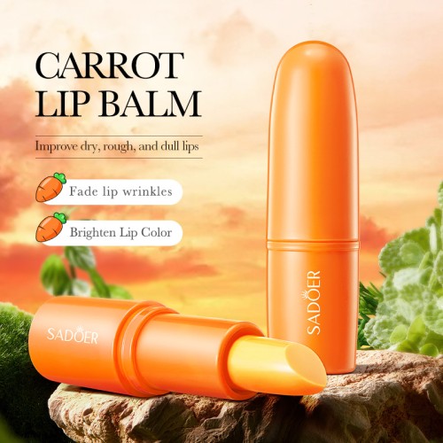 Sadoer Морковный питательный бальзам для губ Carrot Lip Balm, 3,5г