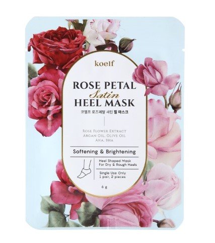 Petitfee (Koelf) Маска для пяток с экстрактом розы Rose Petal Satin Heel Mask, 6г