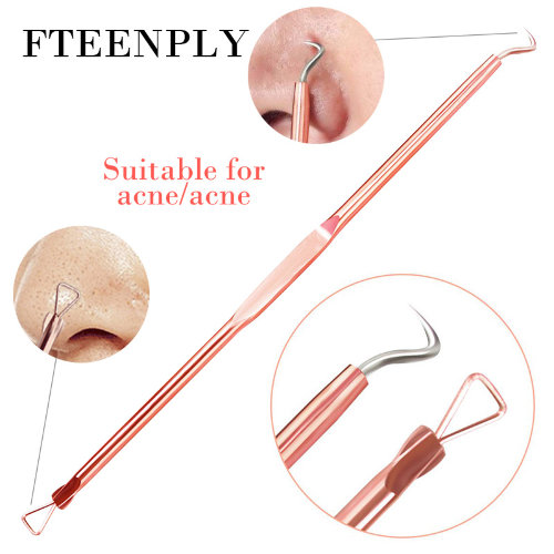Fteenply Набор инструментов для удаления акне и черных точек, 4 инструмента в комплекте