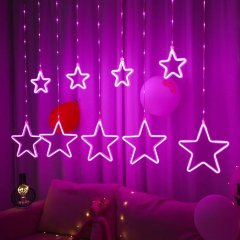 Электрогирлянда на пульте ДУ 7 цветов, 1шт