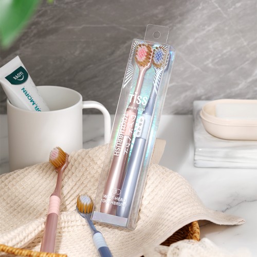 Raoyi Зубная щетка для взрослыхв японском стиле Riss, 2шт