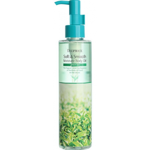 Deoproce Масло для тела с экстрактом зеленого чая Soft & Smooth Moisture Body Oil Green Tea, 200мл