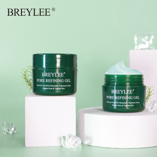 Breylee Гель для сужения пор и подтягивания кожи лица с маслом чайного дерева Pore Refining Gel, 40г