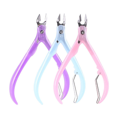 Щипчики маникюрные, цвет микс