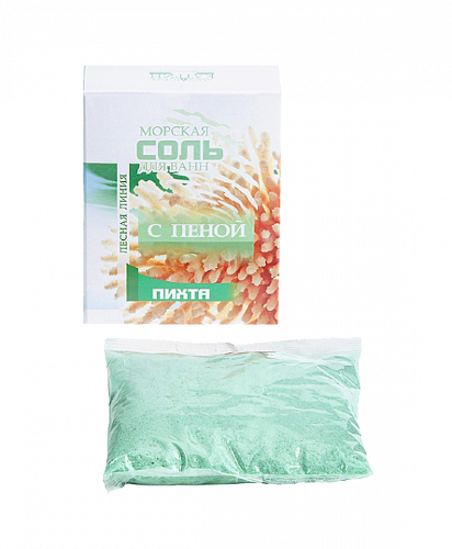 Лаборатория Катрин Соль морская ароматная для ванн с пеной «Пихта» в картонной коробке, 500г