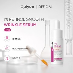 Quiyum Ретиноловая сыворотка для разглаживания морщин 1% Retinol Smooth Wrinkle Serum, 17мл